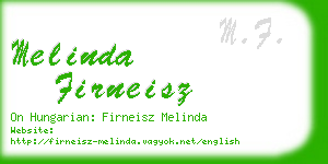melinda firneisz business card